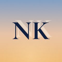 The NK monogram of Nora Kemble